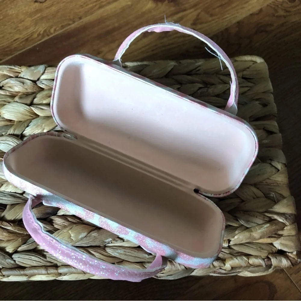 Kitty pink sunglass case or hard shell purse